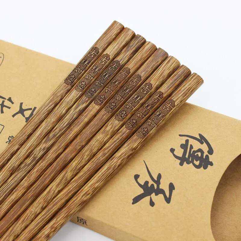 Japanese natural wood chopsticks (set of 5)