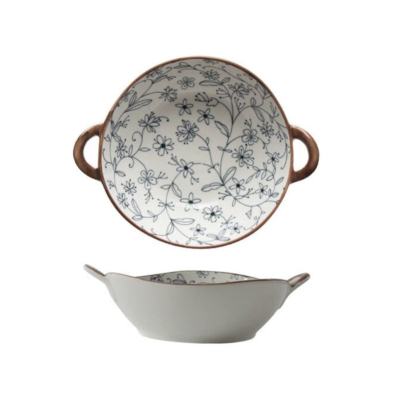 Large Japanese bowl with patterns