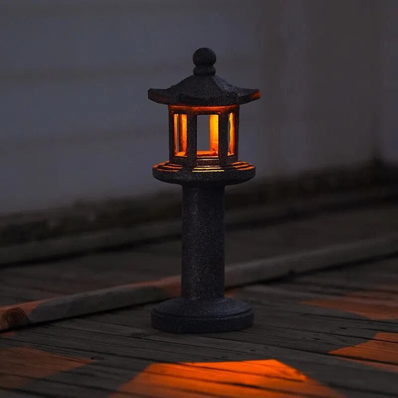 Japanese lantern imitation stone