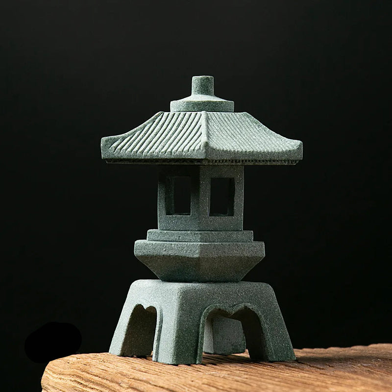 Japanese outdoor stone lantern