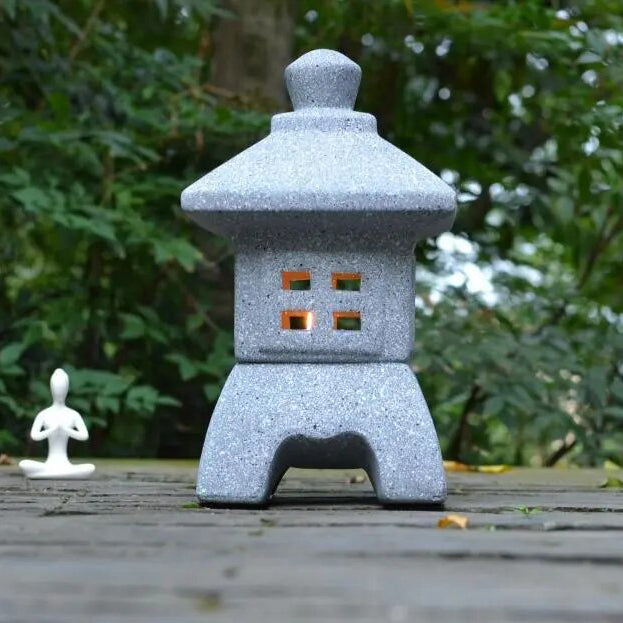 Japanese decorative garden lantern