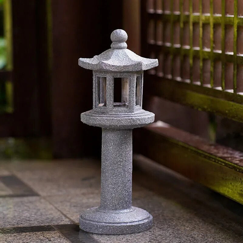 Japanese lantern imitation stone