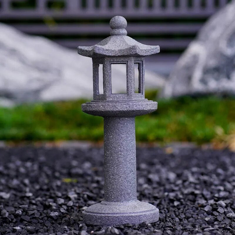 Japanese lantern imitation stone