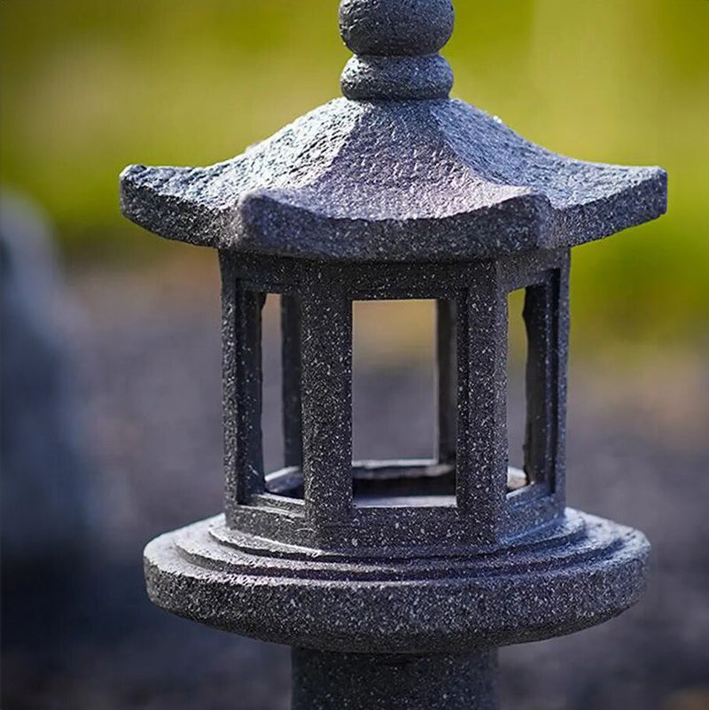 Japanese lantern imitation stone