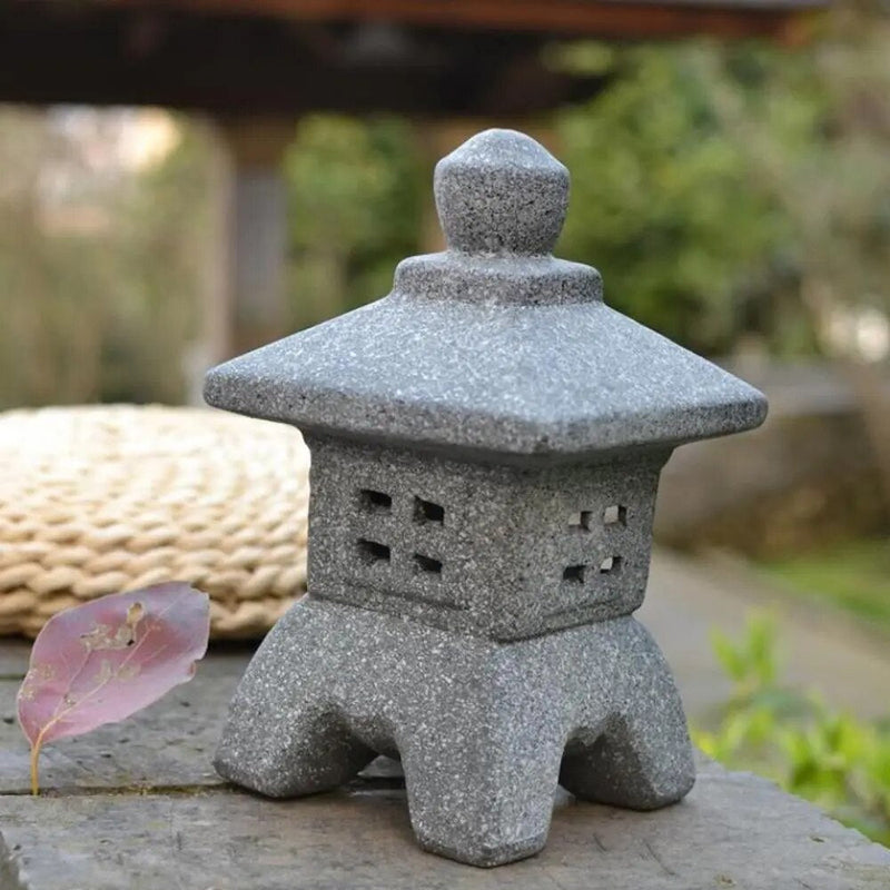 Japanese decorative garden lantern