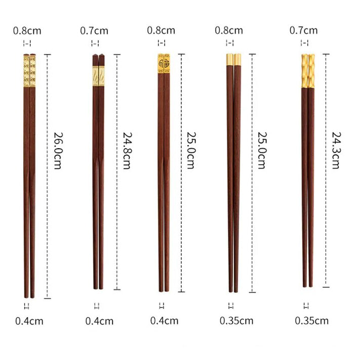 High-end Japanese chopsticks (set of 5 ou 10)