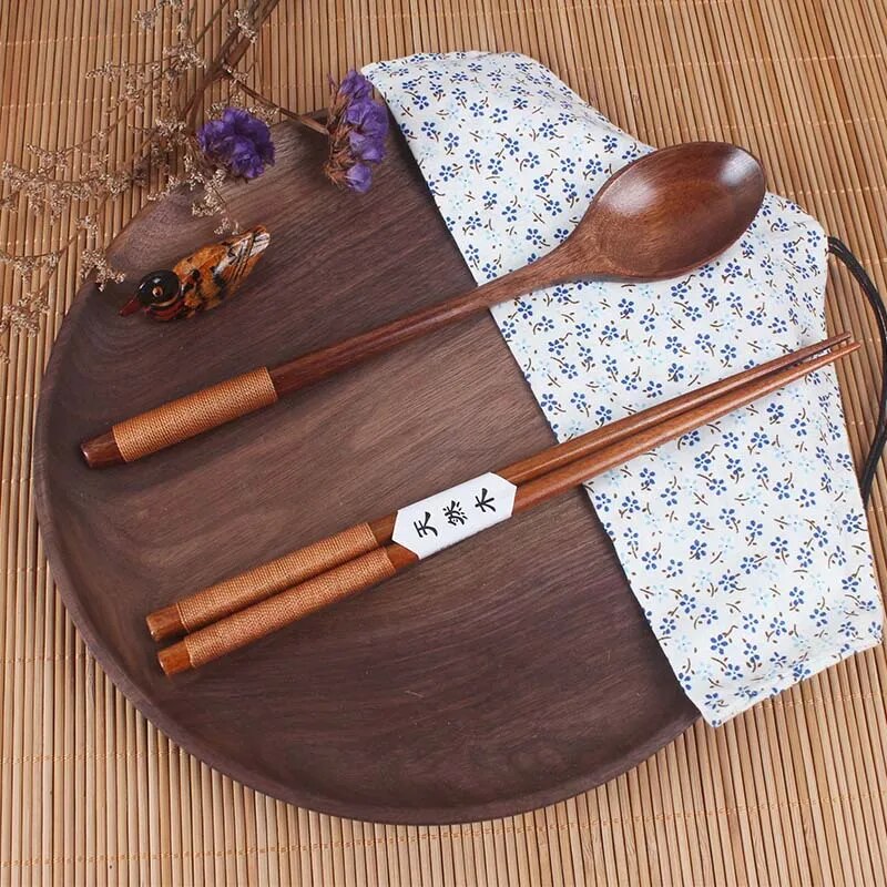 Japanese chopsticks with spoon