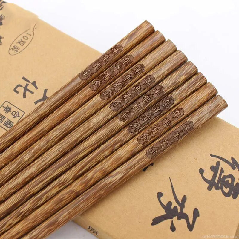 Japanese natural wood chopsticks (set of 5)