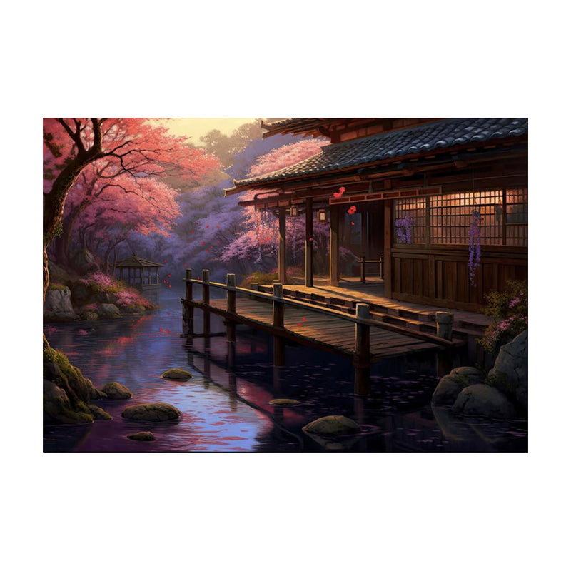 Japanese landscape wall art quiet