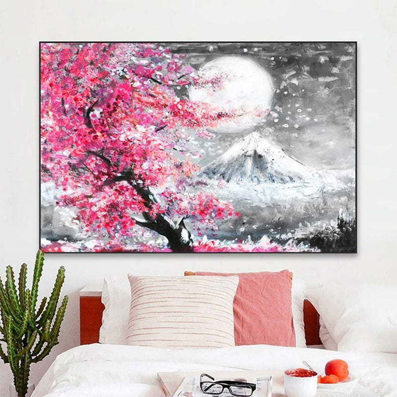 Japanese cherry wall art