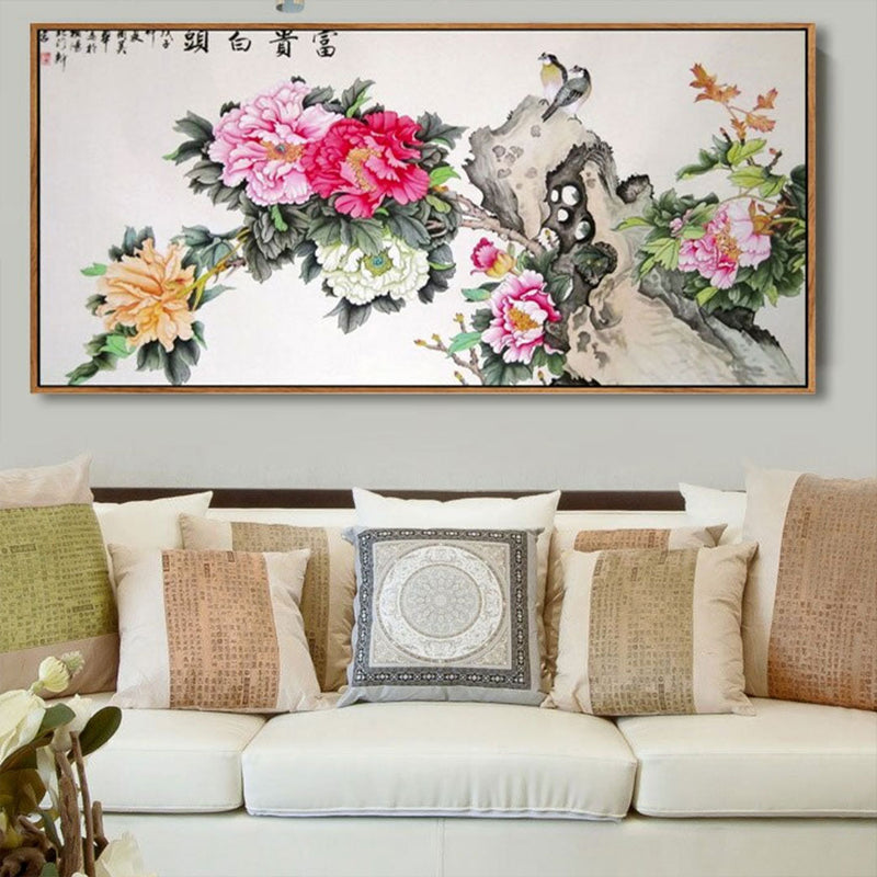 Japanese wall art flowers