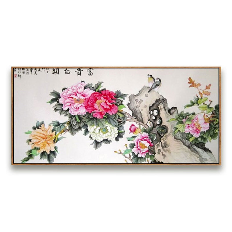 Japanese wall art flowers