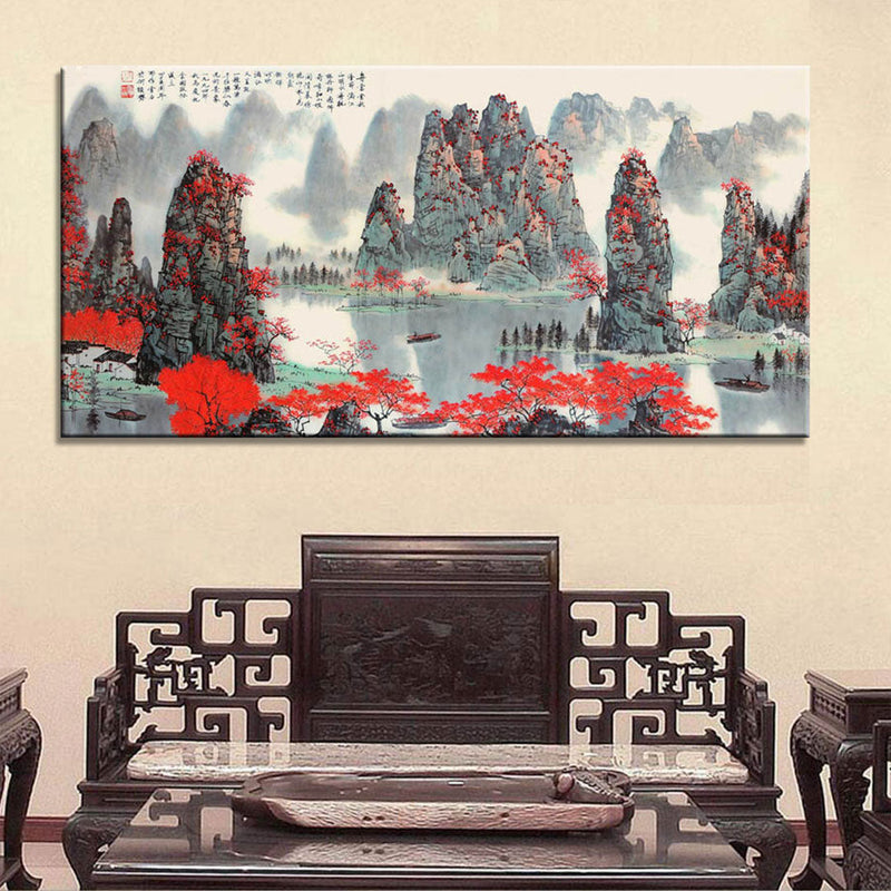 Japanese landscape wall art