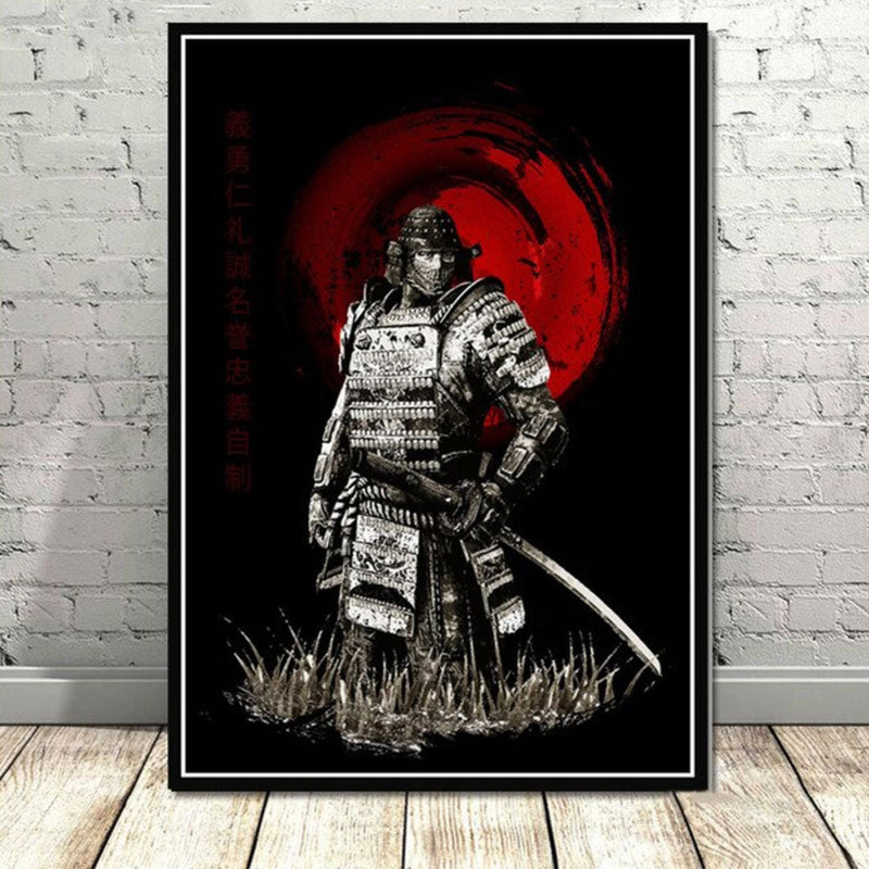 Japanese wall art black