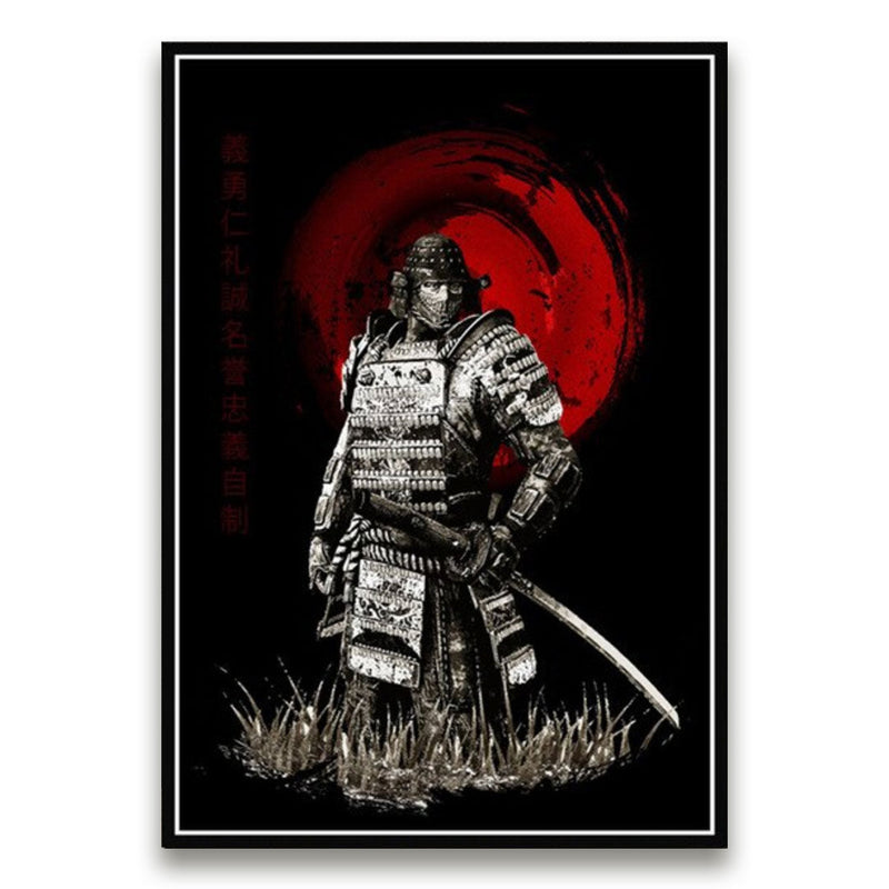 Japanese wall art black