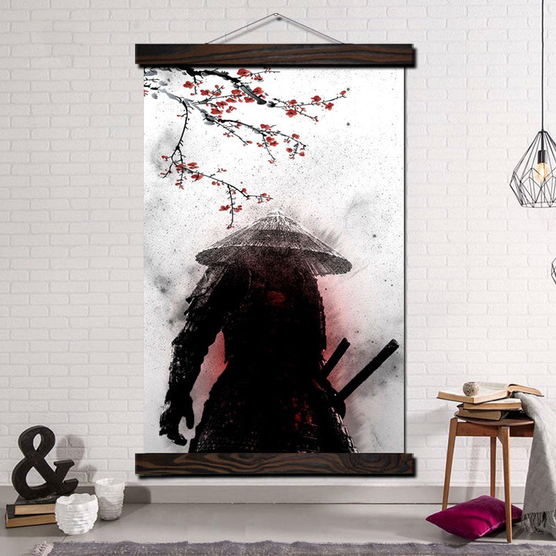 Japanese painting samurai