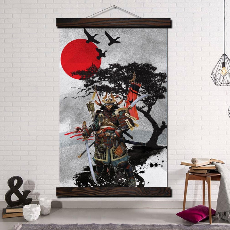 Traditional Samurai Japanese Painting