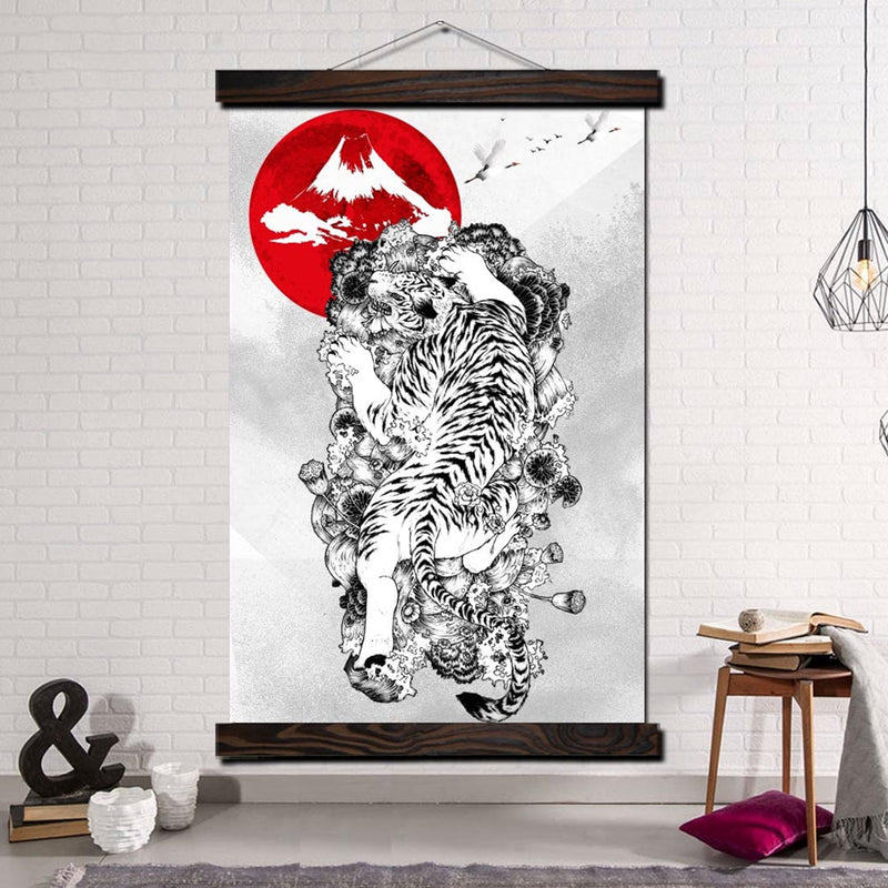 Japanese wall art tiger