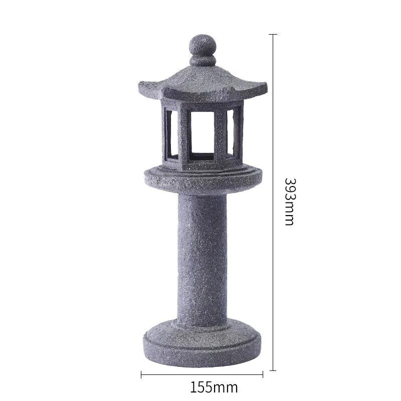 Japanese lantern imitation stone