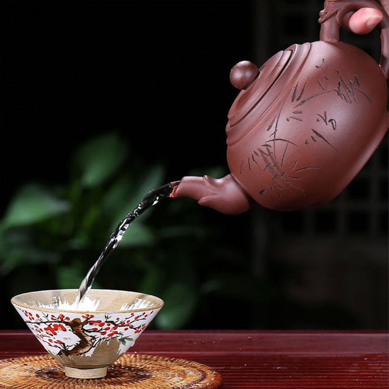 Japanese teapot on earth