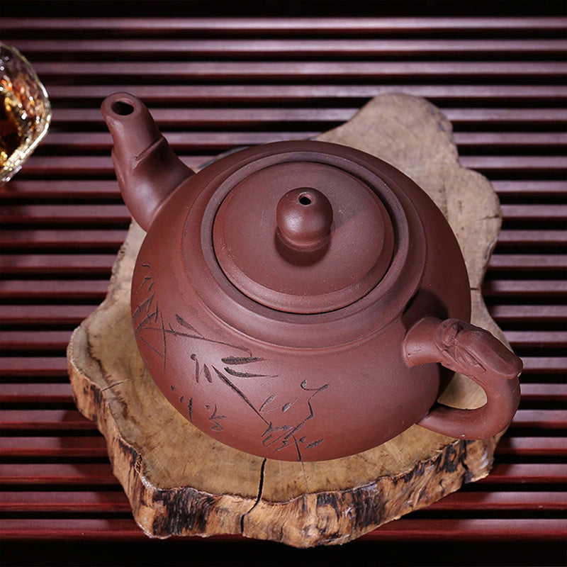 Japanese teapot on earth