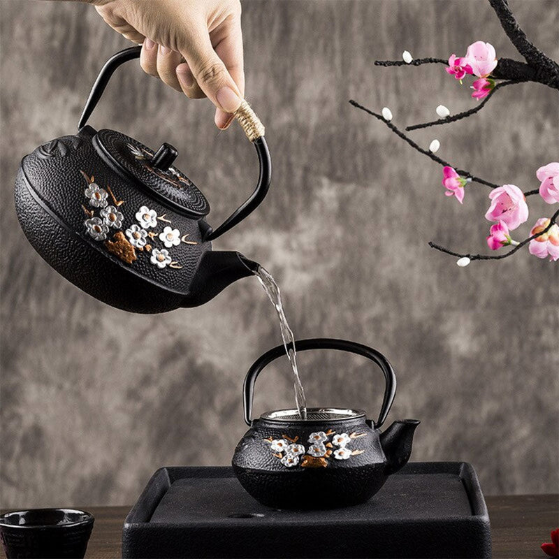 Japanese teapot flowers