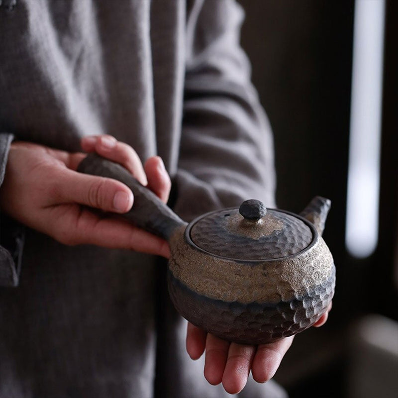 Ancient kyusu Japanese teapot