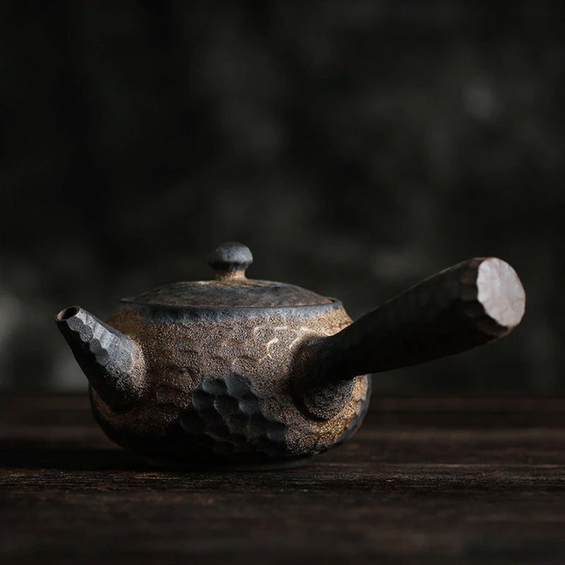 Ancient kyusu Japanese teapot