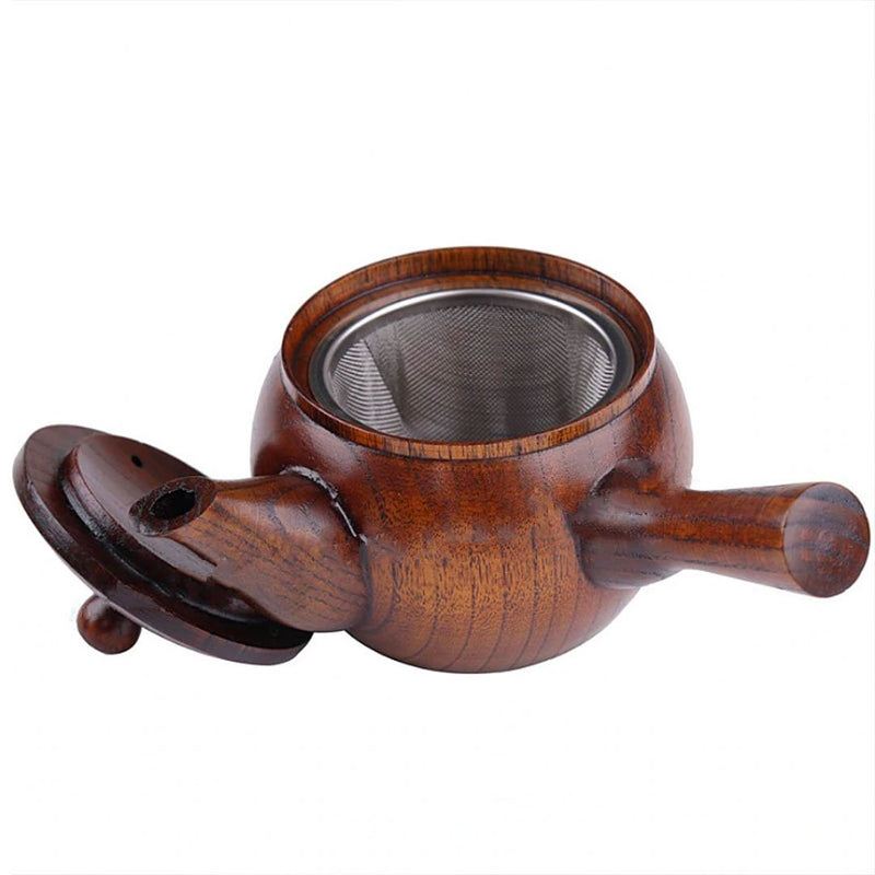 Japanese wooden kyusu teapot