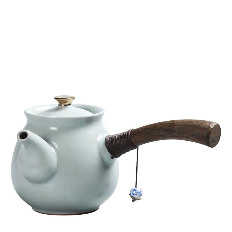 Japanese ceramic kyusu teapot