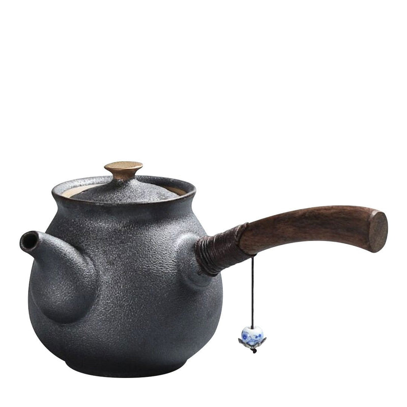 Japanese ceramic kyusu teapot