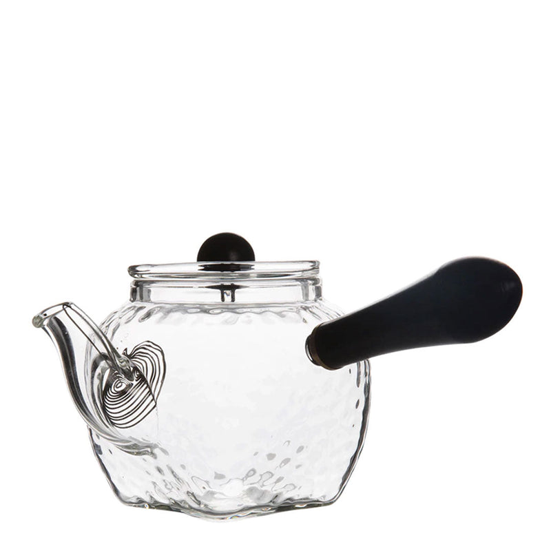 Japanese glass kyusu teapot