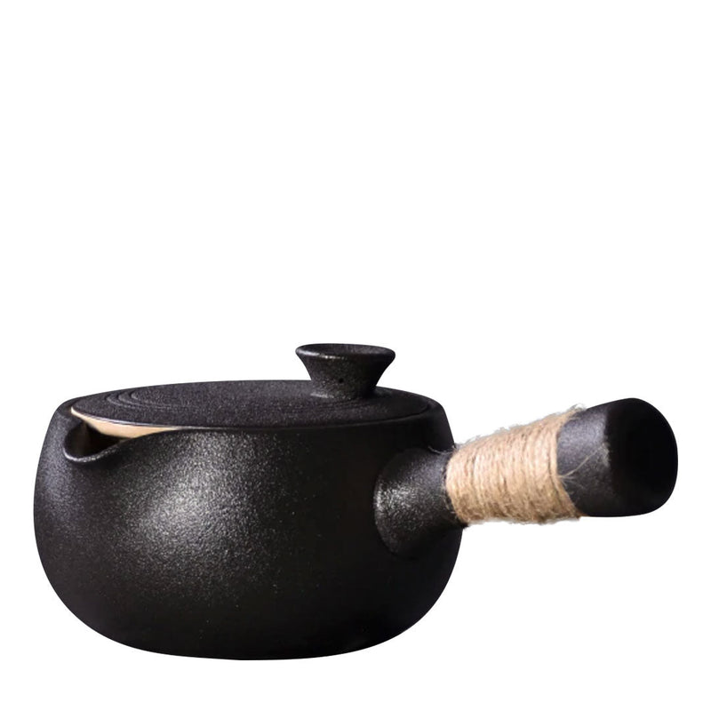 Traditional Japanese kyusu teapot