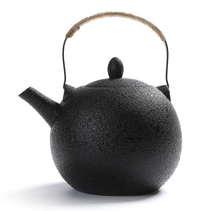 Japanese teapot round