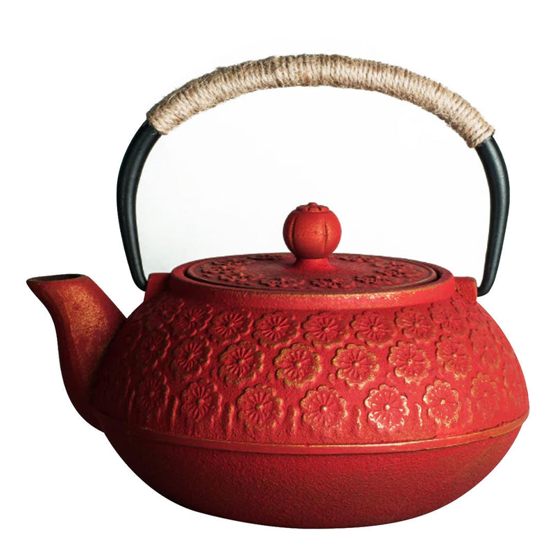 Japanese red teapot