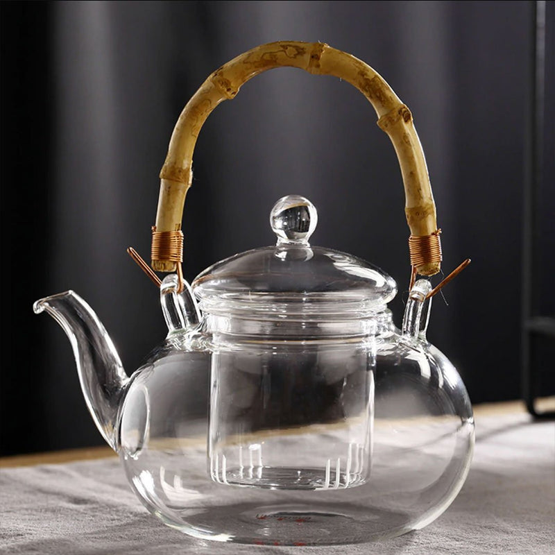 Traditional Japanese glass teapot