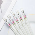 White Japanese chopsticks (set of 5)