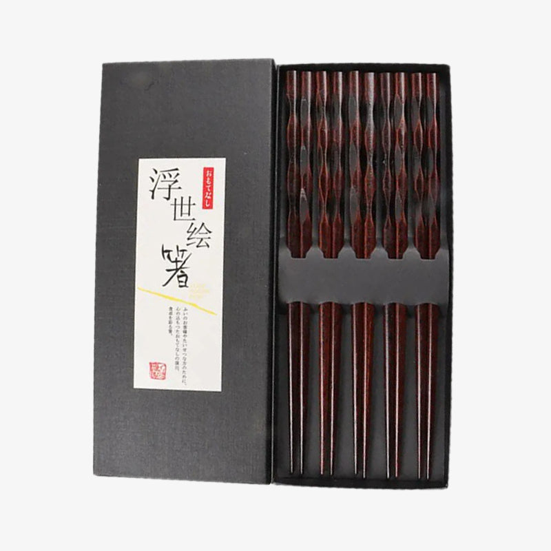 Traditional Japanese chopsticks (set of 5)